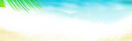 淡藍(lán)色背景banner素材