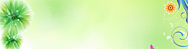 現(xiàn)代簡約綠色banner創(chuàng)意海報設計