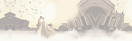 白色簡(jiǎn)約唯美背景banner