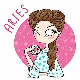 可愛女生插畫
