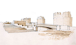 歐式建筑拱橋