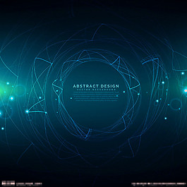 藍色線條矢量背景圖片