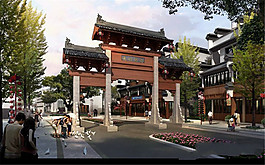 景區(qū)大門景觀