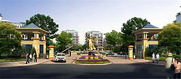 休閑建筑景觀