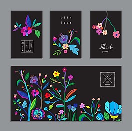 時(shí)尚彩色花紋