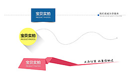 淘寶京東天貓電商詳情頁模板分割線導航條