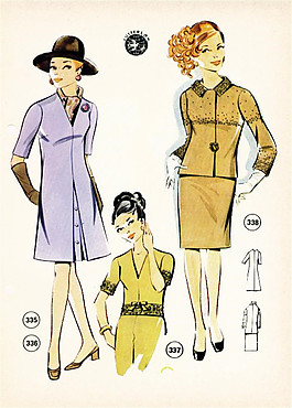 3款職業(yè)女裝設(shè)計(jì)圖