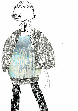 春季女裝設計圖
