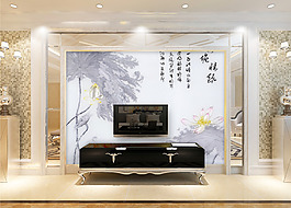 樹(shù)木裝飾背景墻