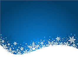 波浪圣誕節(jié)背景與雪花