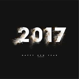具有爆炸效果的新年背景