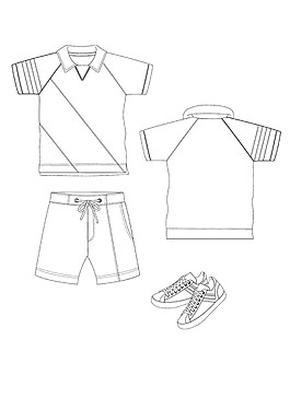 休閑運(yùn)動(dòng)套裝設(shè)計(jì)圖