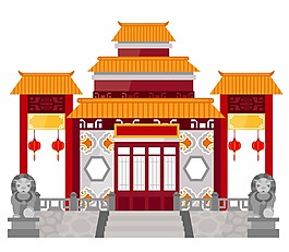 中式門頭建筑