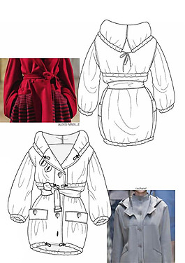女裝設(shè)計(jì)與實(shí)物對比圖
