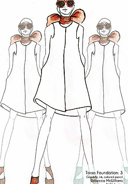 3款女裝設(shè)計(jì)圖
