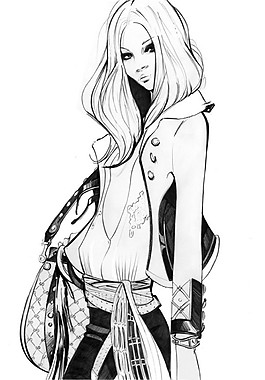時(shí)尚女裝設(shè)計(jì)圖