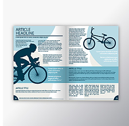 自行車運(yùn)動(dòng)宣傳單