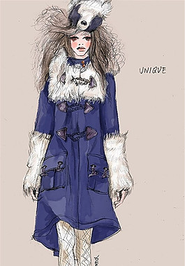 時(shí)尚女裝設(shè)計(jì)圖