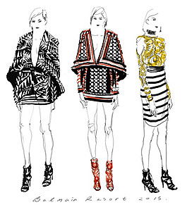 3款時尚女裝設計圖