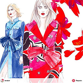 2款時尚女裝設計圖