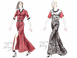 2款時尚禮服設計圖