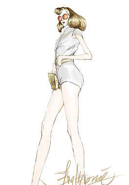 時(shí)尚女裝設(shè)計(jì)圖