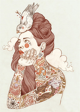 花紋女裝設(shè)計(jì)圖