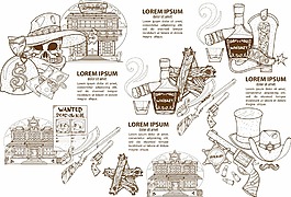 海盜主題插畫