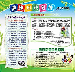 健康知識宣傳欄展板