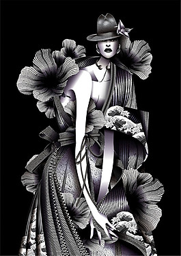 花朵連衣裙設(shè)計(jì)圖