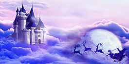 圣誕節(jié)夢(mèng)幻banner