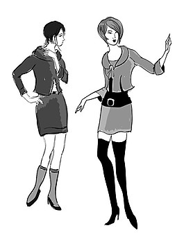 2款女裝設(shè)計(jì)圖