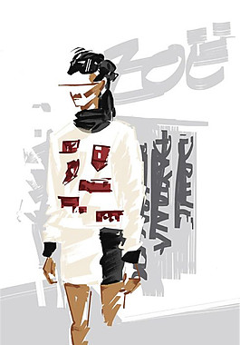 時(shí)尚女裝設(shè)計(jì)圖