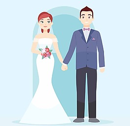 結婚的新人