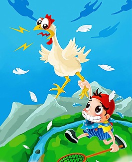 手繪兒童插畫