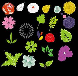 矢量花草