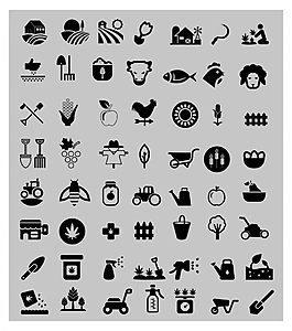農(nóng)場工具圖標(biāo)