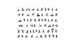 黑色運動圖標集