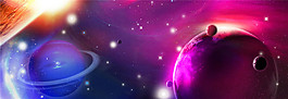 宇宙星空banner背景图