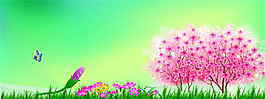 淘寶電商春季夏季春天海報(bào)banner圖片