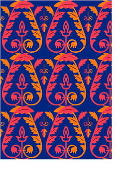 花紋元素背景素材