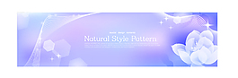 矢量花紋banner