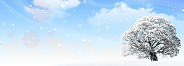 雪天背景素材