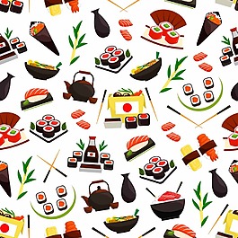 日本壽司底紋