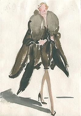 黑色女裝設(shè)計圖