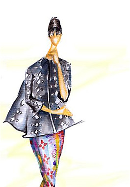 時(shí)尚女裝設(shè)計(jì)圖