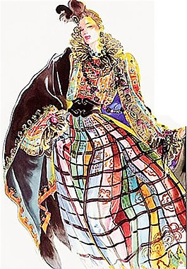 民族風(fēng)長裙設(shè)計(jì)圖