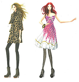 2款時尚女裝設計圖