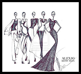 5款女裝設計圖