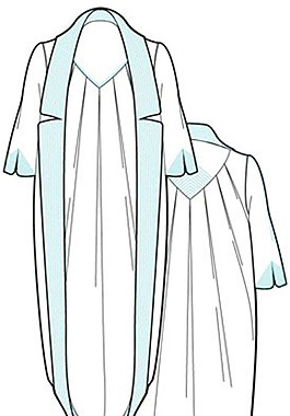 藍白色家居服設計圖